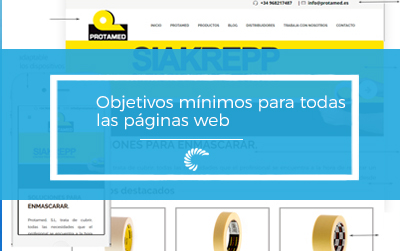 Objetivos mínimos web